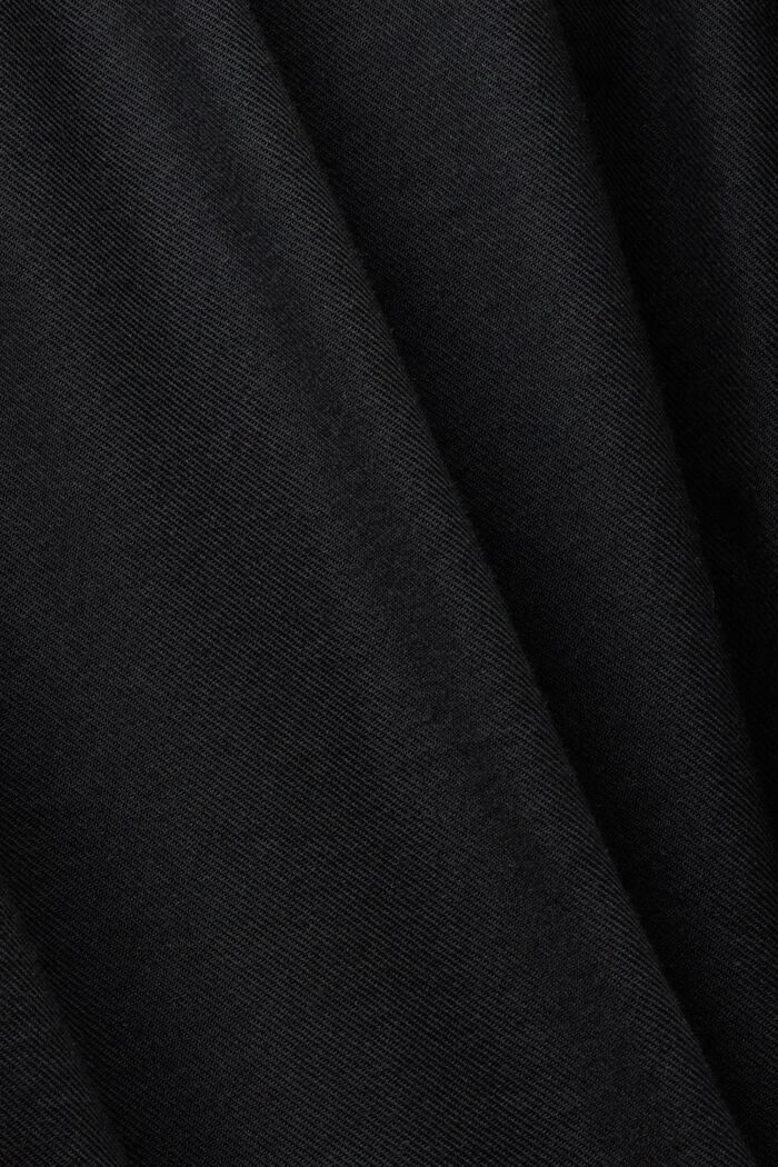 Bluzka z falbankami, BLACK, detail image number 5