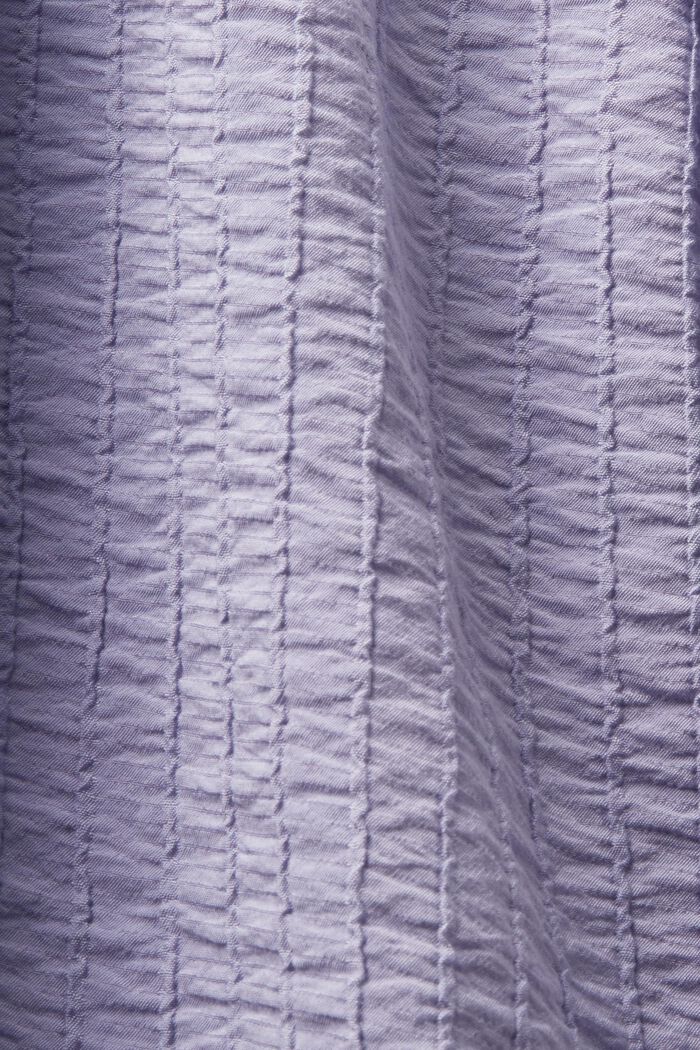 Fakturowana bluzka z długim rękawem, LIGHT BLUE LAVENDER, detail image number 4