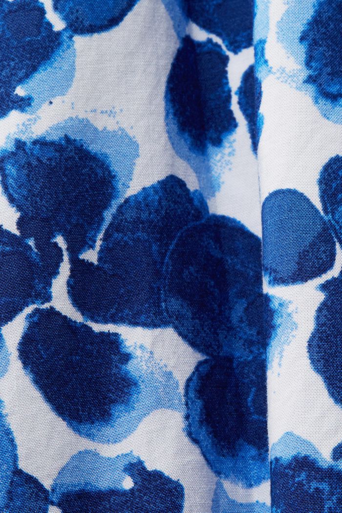 Plażowa sukienka mini na ramiączkach, LENZING™ ECOVERO™, BLUE, detail image number 4