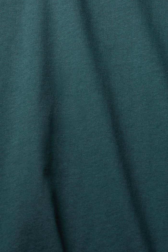 T-shirt z dżerseju, 100% bawełny, TEAL BLUE, detail image number 1
