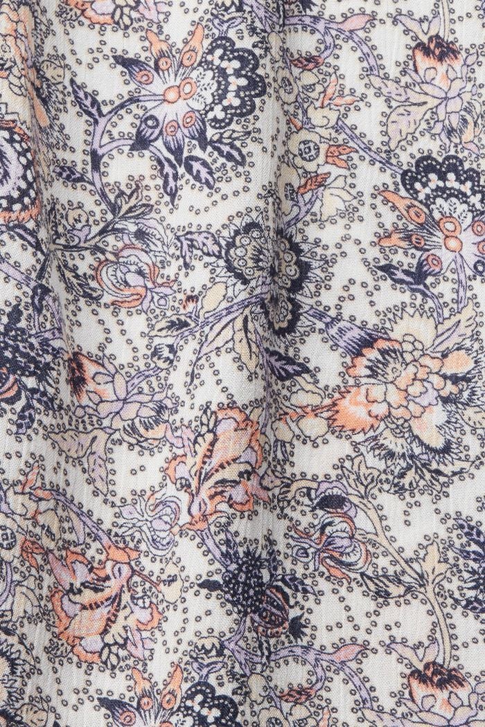 Bluzka w kwiatowy wzór, OFF WHITE, detail image number 5