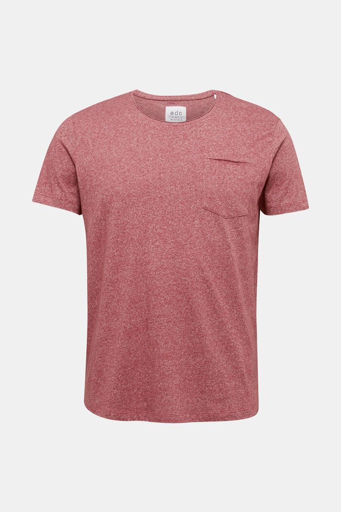 Z recyklingu: T-shirt z bawełną organiczną, RED, detail image number 0