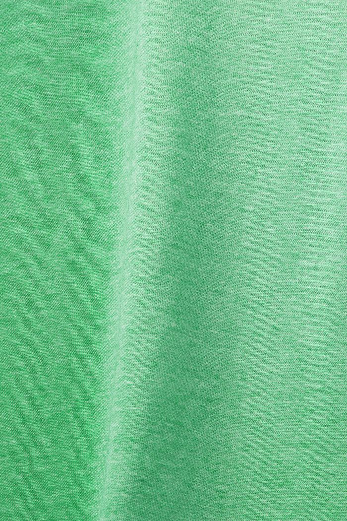 T-shirt melanżowy z okrągłym dekoltem, CITRUS GREEN, detail image number 5