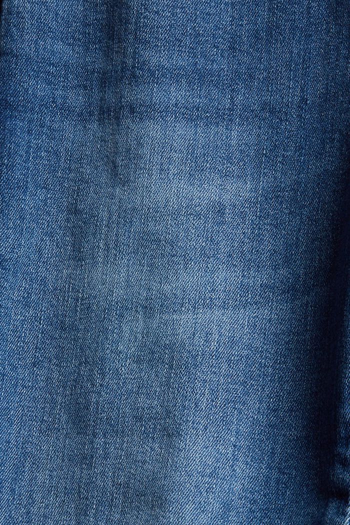 Dżinsy na dwa guziki, bawełna organiczna, BLUE MEDIUM WASHED, detail image number 1