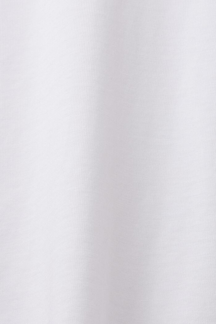 Dżersejowa koszulka z długim rękawem, 100% bawełny, WHITE, detail image number 6