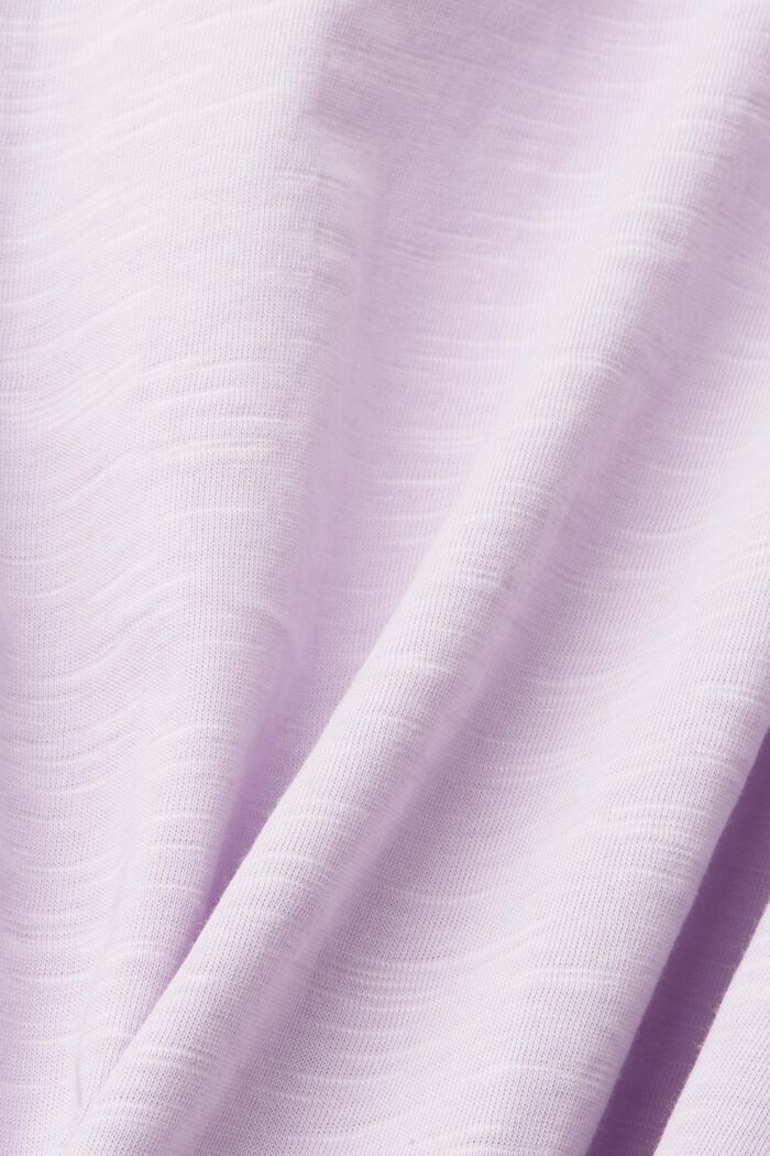 Koszula nocna z węzełkowej bawełny, VIOLET, detail image number 4