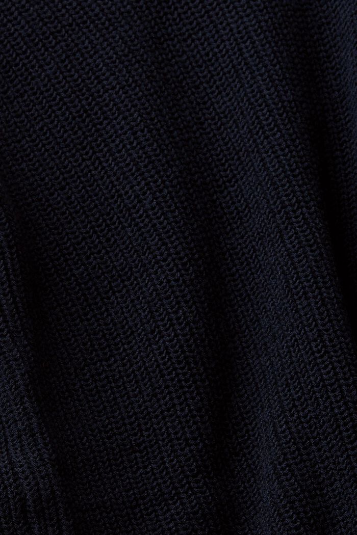 Sweter z dzianiny z półgolfem, NAVY, detail image number 5