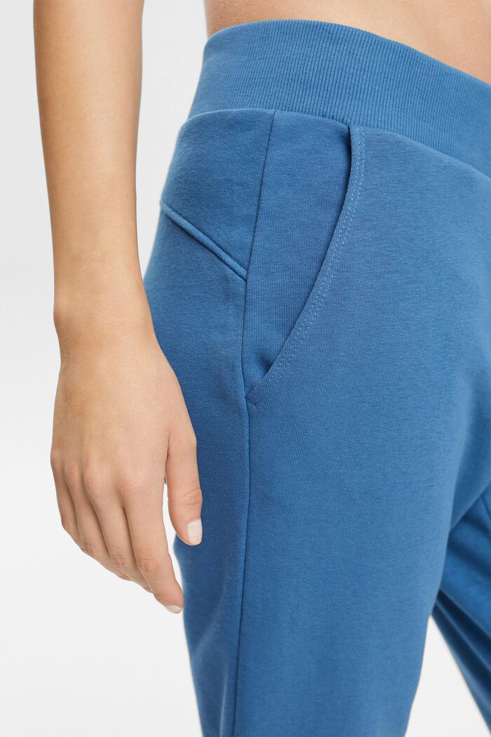 Spodnie joggingowe, mieszanka bawełniana, GREY BLUE, detail image number 0