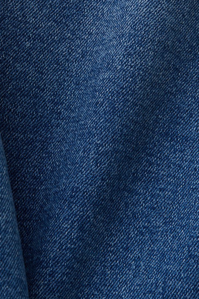 Luźne, dżinsowe szorty o fasonie slim fit, BLUE DARK WASHED, detail image number 5