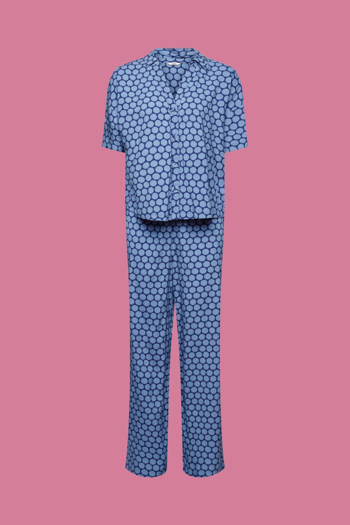 Piżama z nadrukiem w kropki, DARK BLUE, detail image number 6
