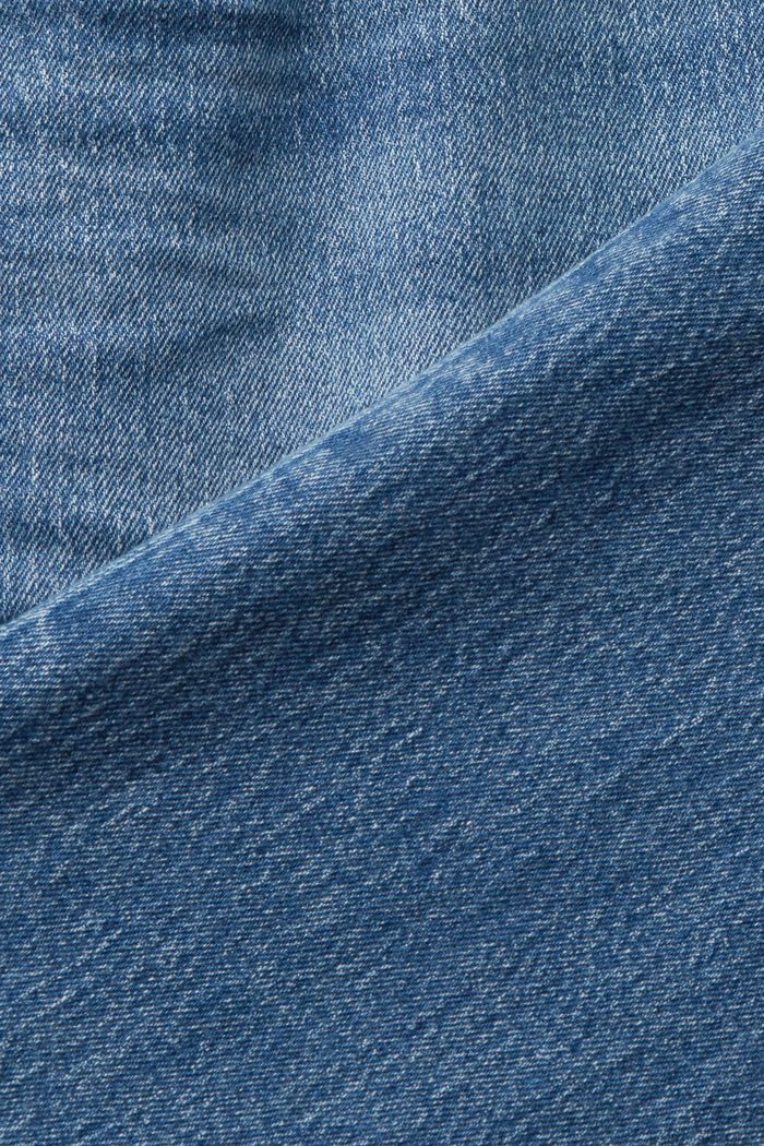 Dżinsy straight fit, BLUE MEDIUM WASHED, detail image number 4