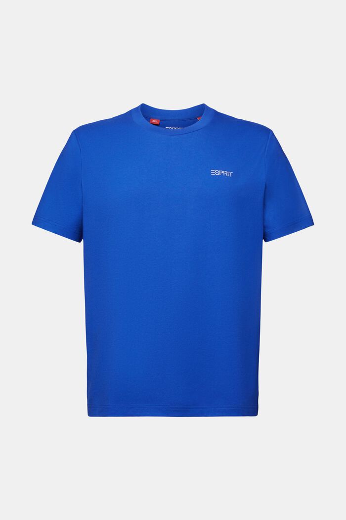 Logowany T-shirt, unisex, BRIGHT BLUE, detail image number 7