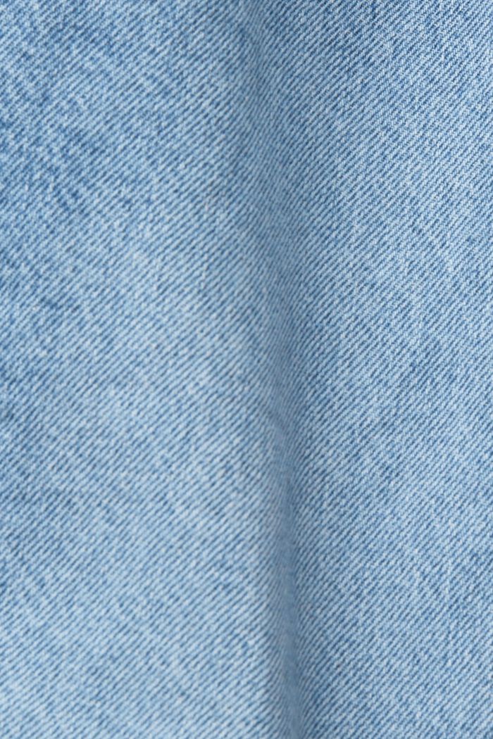 Dżinsowa sukienka mini na szelkach, BLUE MEDIUM WASHED, detail image number 6