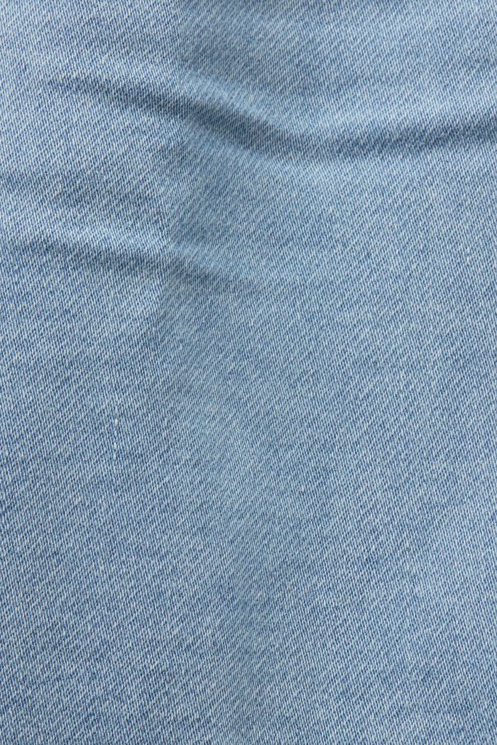 Dżinsowa spódniczka mini w stylu jogger, BLUE LIGHT WASHED, detail image number 6