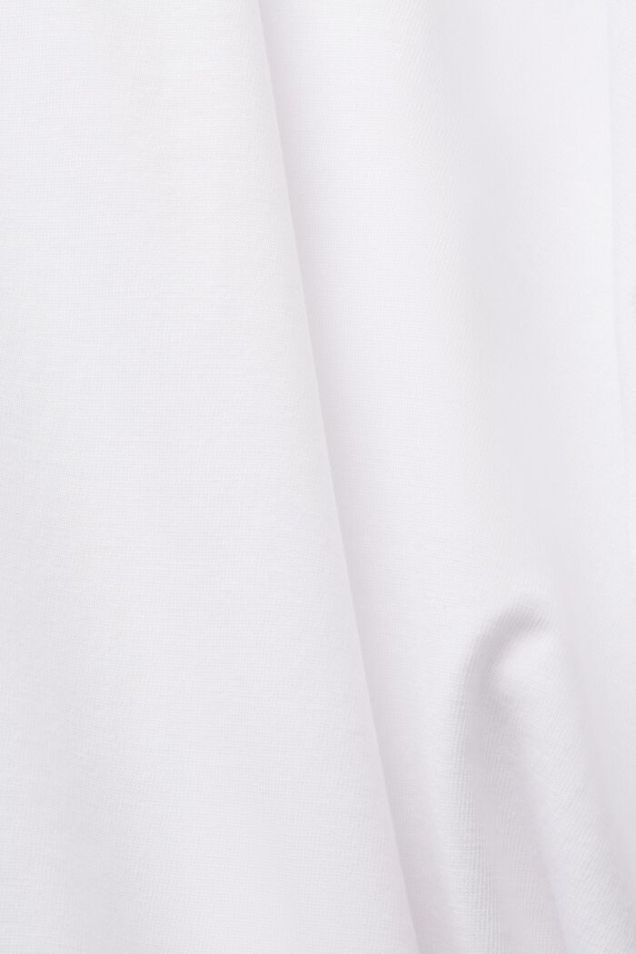 T-shirt oversize, TENCEL™, WHITE, detail image number 4
