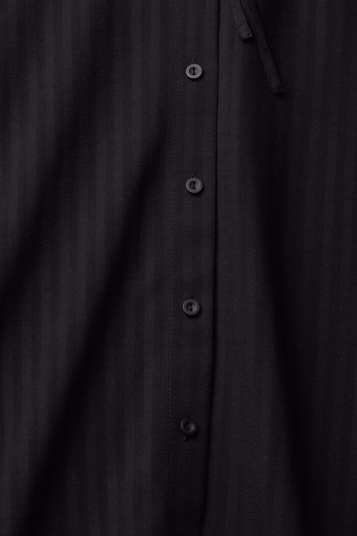 bluzka z marszczonym dekoltem, LENZING™ ECOVERO™, BLACK, detail image number 1