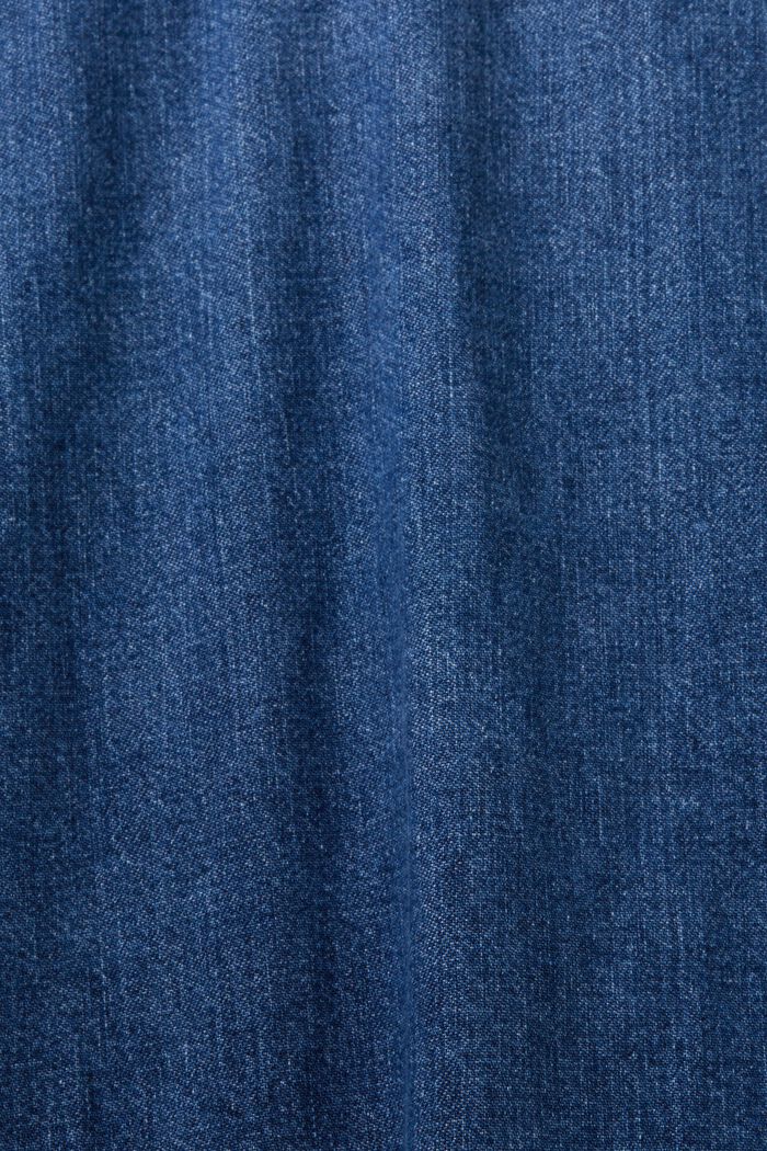 Dżinsowa koszula, BLUE MEDIUM WASHED, detail image number 4