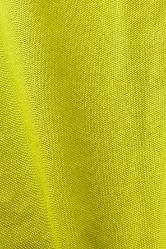 Oversizowa sukienka koszulowa midi, LEAF GREEN, detail image number 4