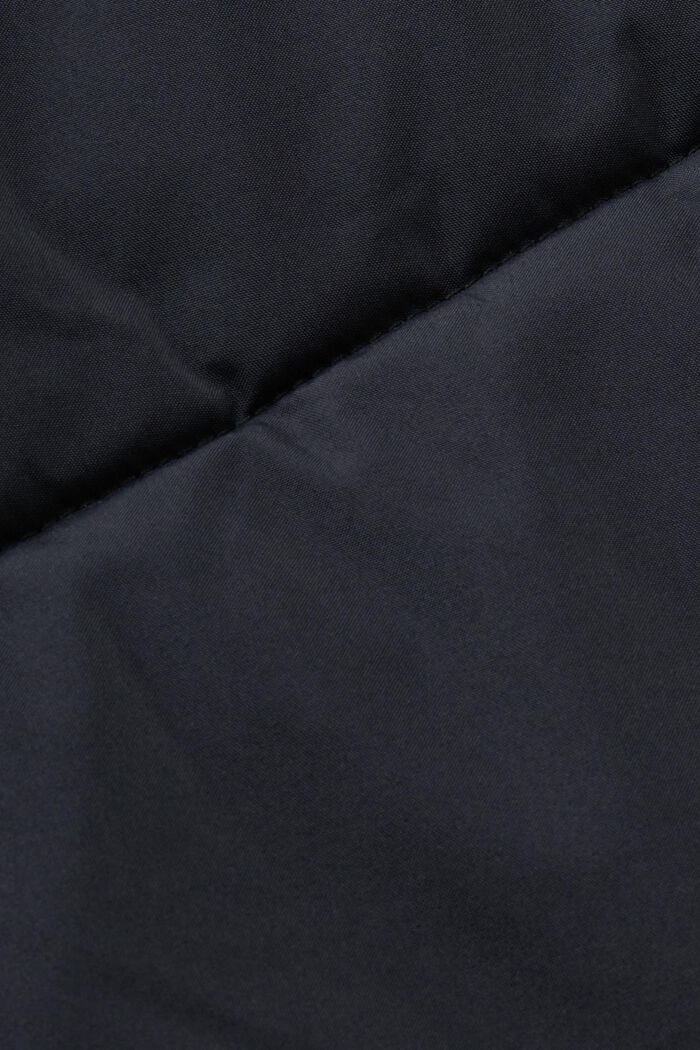 Pikowana kurtka puchowa z kapturem, BLACK, detail image number 7