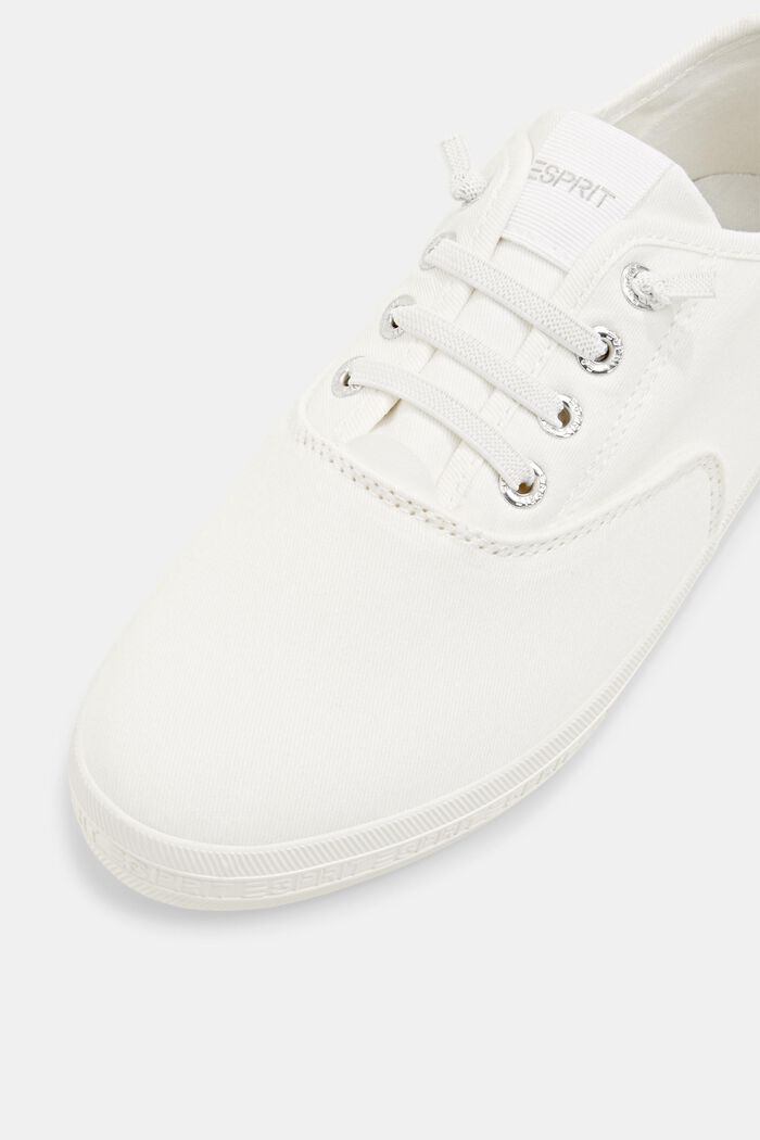 Sneakersy z elastycznymi, wiązanymi tasiemkami, OFF WHITE, detail image number 3