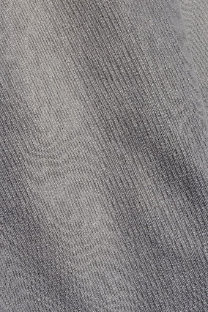 Modne dżinsy z bawełny ekologicznej ze streczem, GREY MEDIUM WASHED, detail image number 4