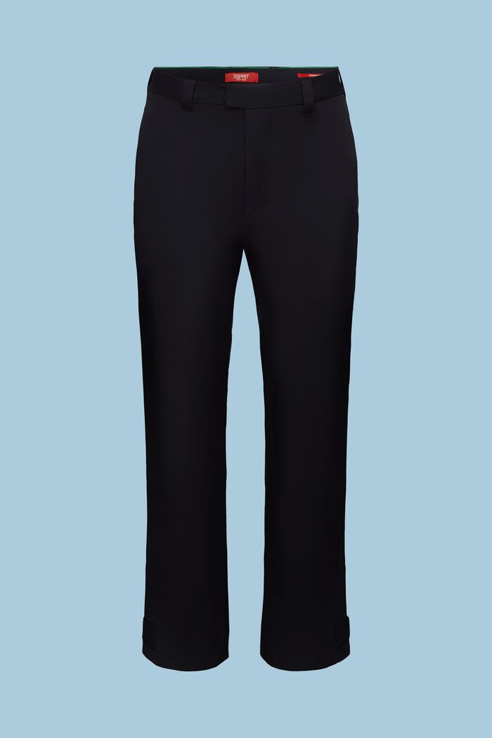 Spodnie dresowe o prostym fasonie, BLACK, detail image number 5