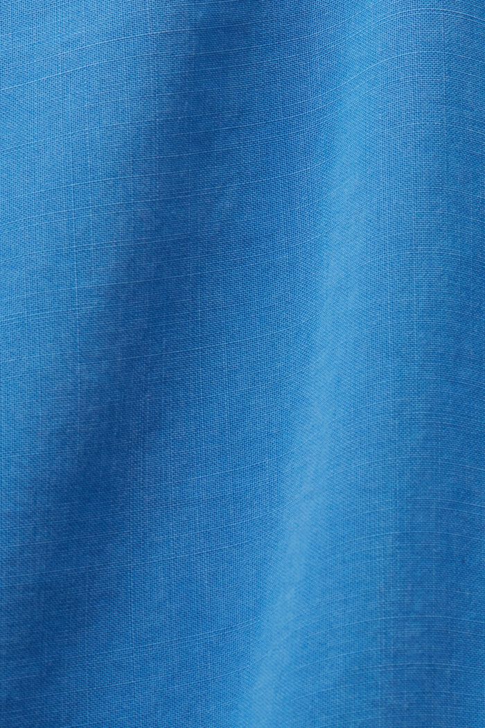 Bluzka bez rękawów z elastycznym kołnierzem, BRIGHT BLUE, detail image number 5
