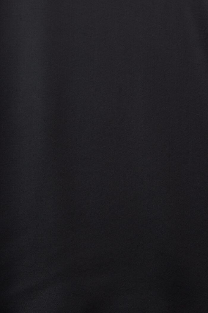 Satynowa bluzka, LENZING™ ECOVERO™, BLACK, detail image number 7