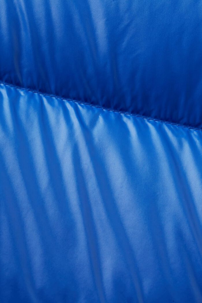 Błyszcząca kurtka puchowa, BRIGHT BLUE, detail image number 4