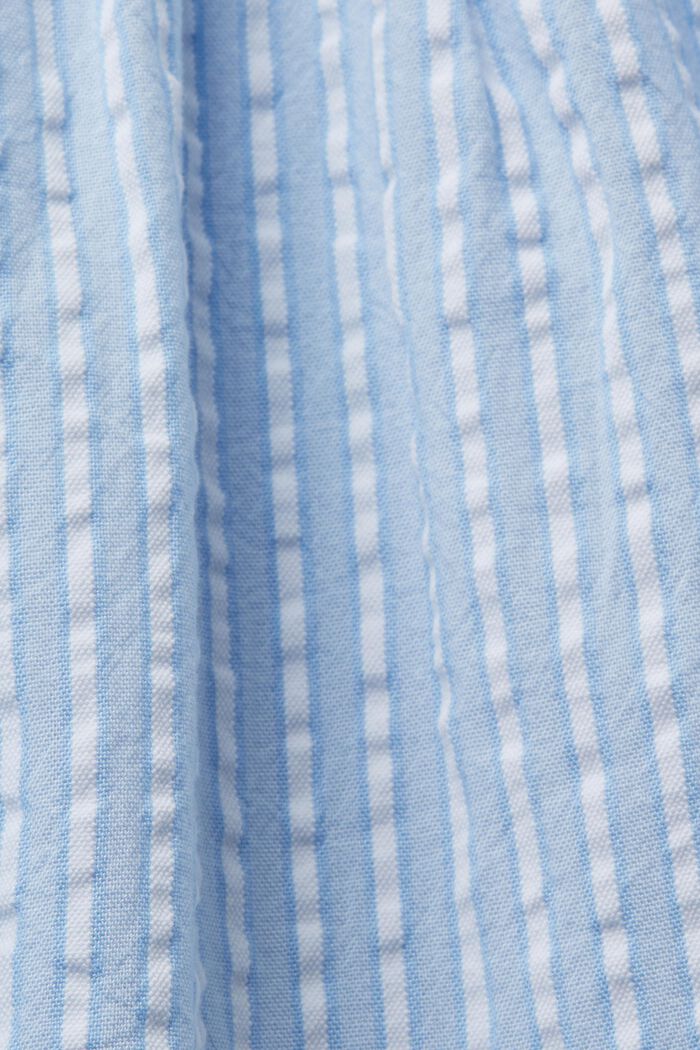 Bluzka z krótkim rękawem i fakturą, LIGHT BLUE, detail image number 5