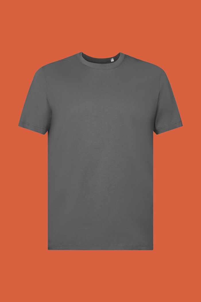 T-shirt z dżerseju, 100% bawełny, DARK GREY, detail image number 6