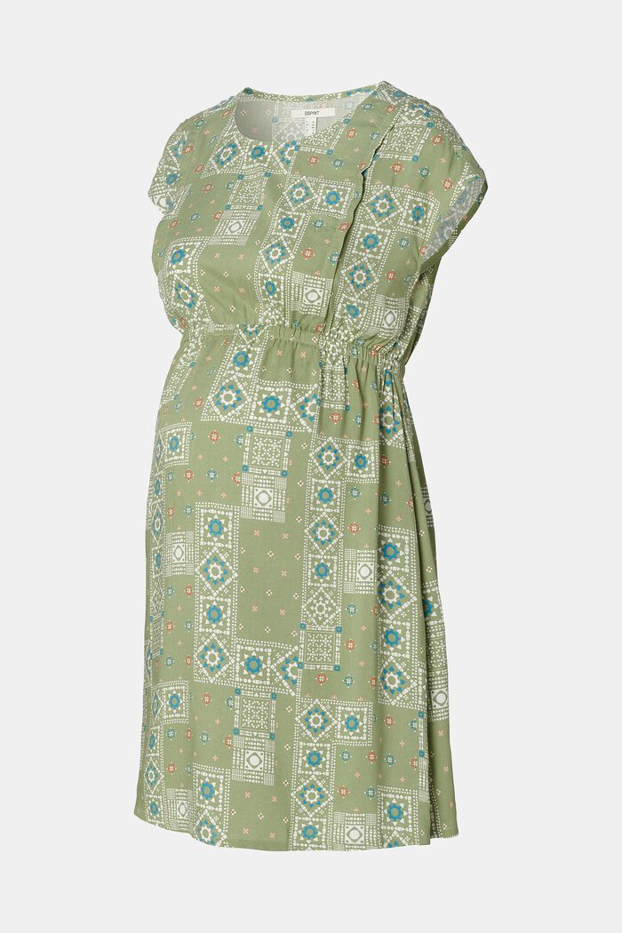 Sukienka z dżerseju z funkcją karmienia, REAL OLIVE, detail image number 6