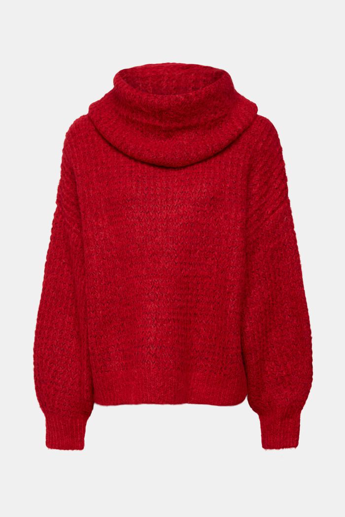 Gruby sweter z półgolfem