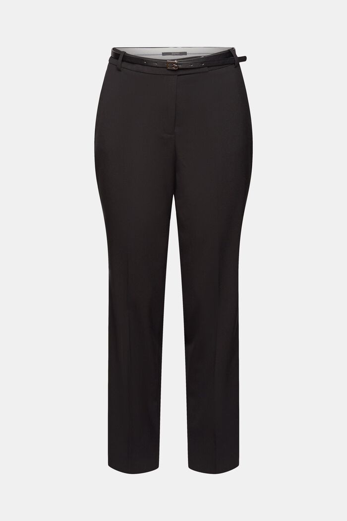 Spodnie PURE BUSINESS mix & match, BLACK, detail image number 6