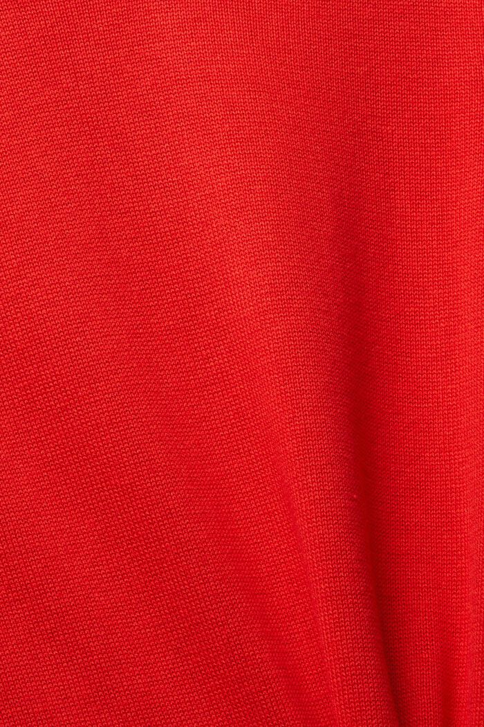 Sukienka midi z dzianiny, ORANGE RED, detail image number 1