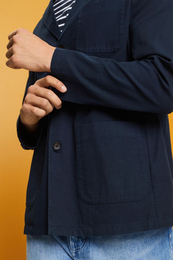 Żakiet kurtka z twillu bawełnianego, NAVY, detail image number 2