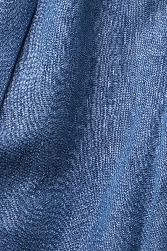 Bluzka z imitacji dżinsu, BLUE MEDIUM WASHED, detail image number 1