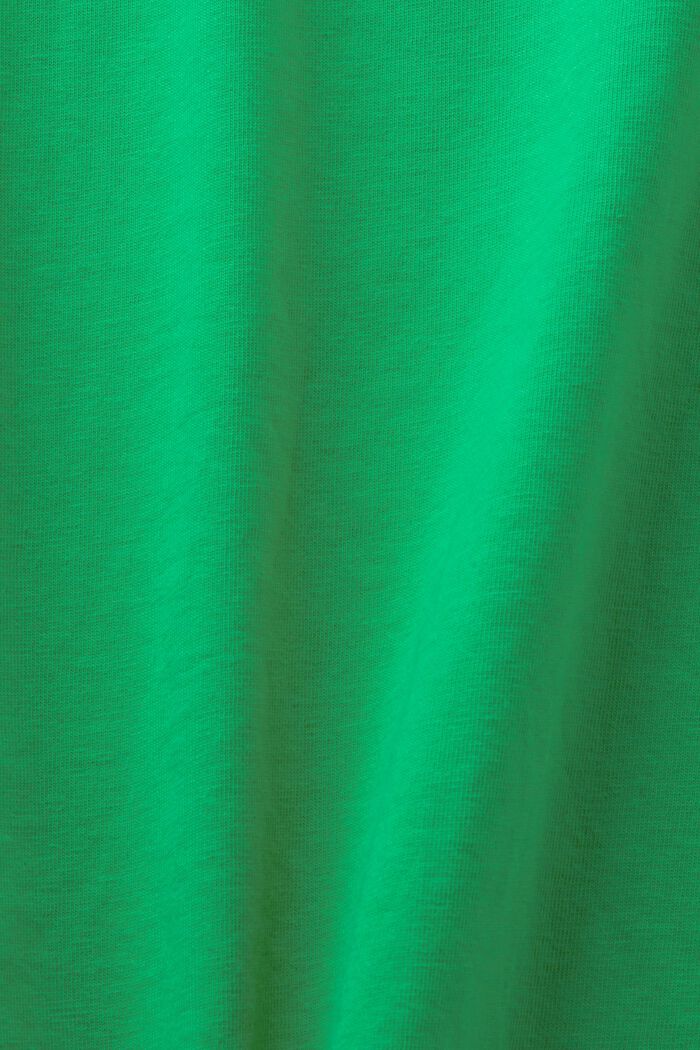 Bawełniany top henley, GREEN, detail image number 5