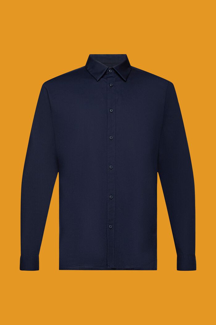 Bawełniana koszula, slim fit, NAVY, detail image number 5