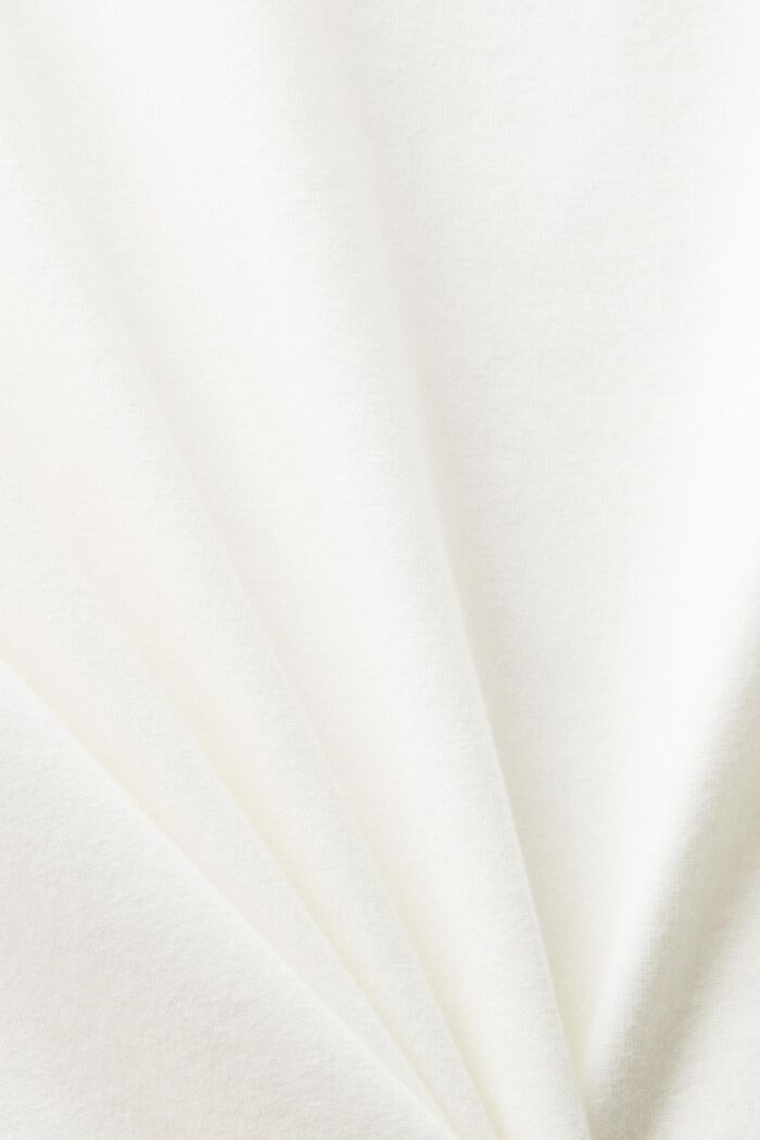 Bluzka z długim rękawem z bawełny, OFF WHITE, detail image number 5
