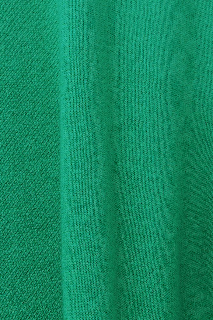 Koszulka polo z mieszanki TENCELU i ekologicznej bawełny, GREEN, detail image number 5