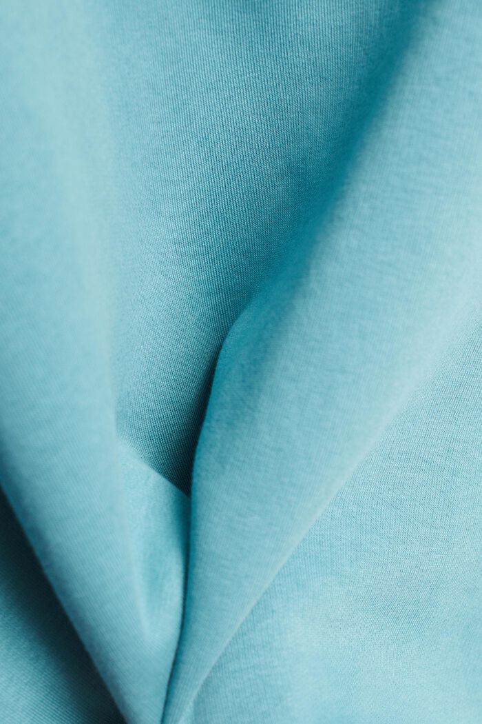 Bluza z nadrukiem z mieszanki bawełnianej, LIGHT TURQUOISE, detail image number 5