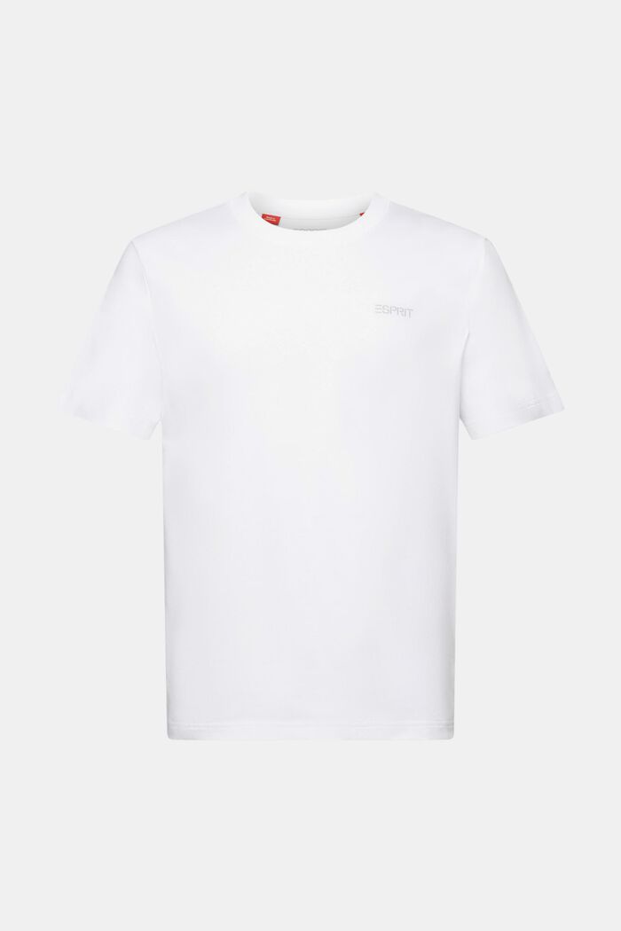 Logowany T-shirt, unisex, WHITE, detail image number 7