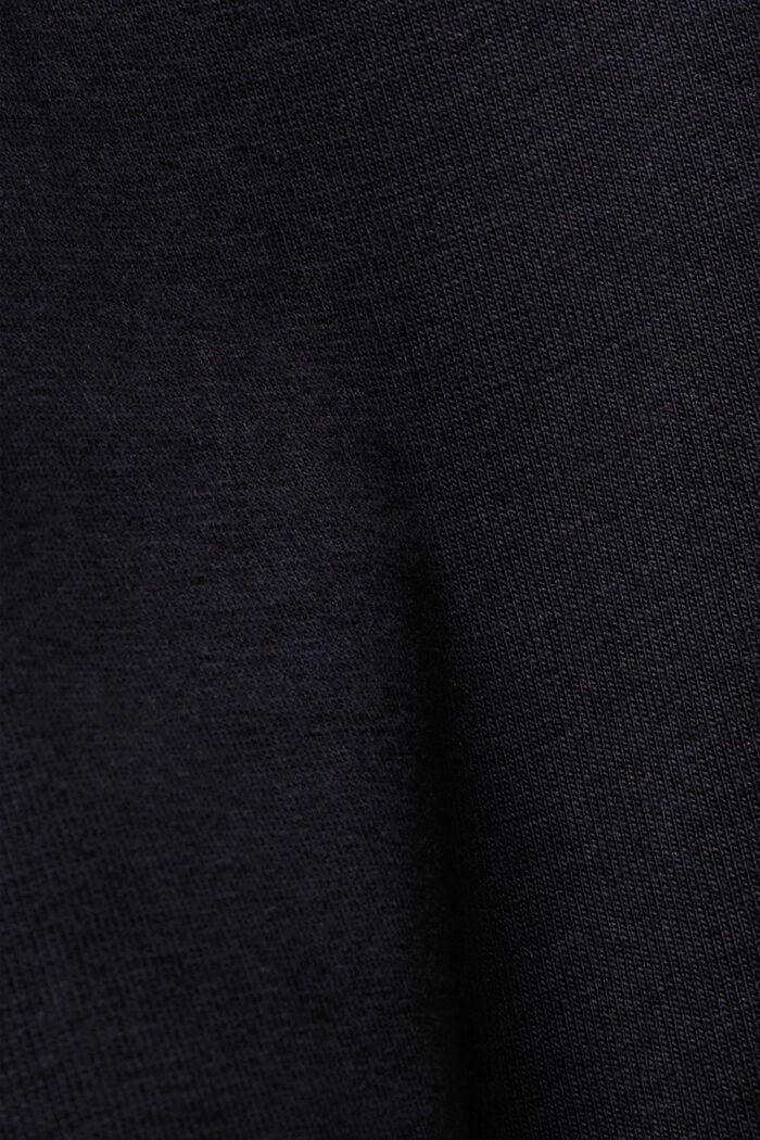 Spódnica midi z dżerseju, bawełna ekologiczna, BLACK, detail image number 6