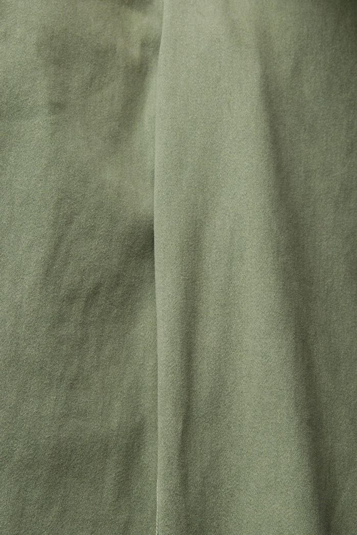 Spodnie chino z bawełny, GREEN, detail image number 4