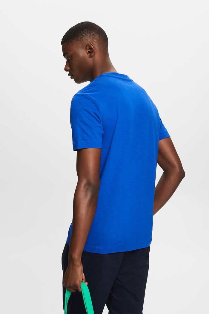 Bawełniany T-shirt z kieszonką z logo, BRIGHT BLUE, detail image number 2