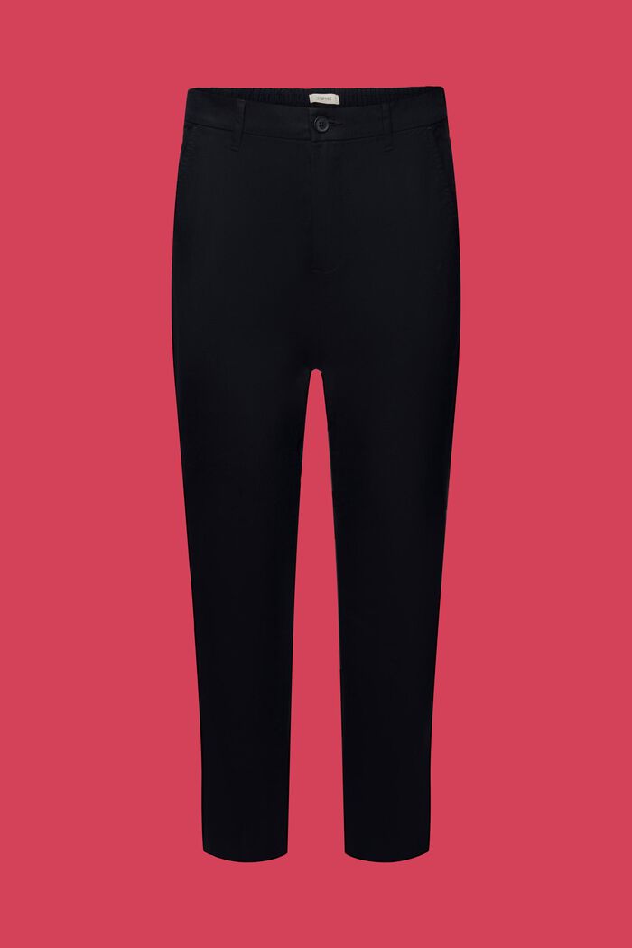 Szczotkowane spodnie chino, NAVY, detail image number 7