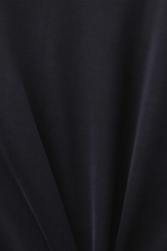 T-shirt z okrągłym dekoltem z dżerseju, BLACK, detail image number 5
