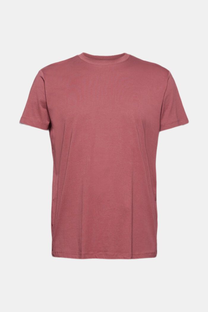 Jerseyowy T-shirt w 100% z bawełny organicznej, BERRY RED, detail image number 0