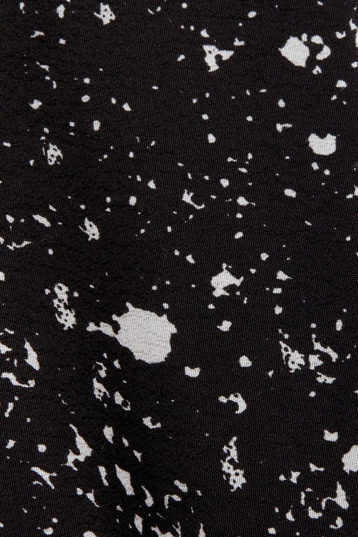 T-shirt z mieszanki materiałów, LENZING™ ECOVERO™, BLACK, detail image number 5